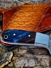 Load image into Gallery viewer, Handmade Bull Cutter Knife Resin Handle