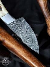 Load image into Gallery viewer, Stag handle bull cutter knife