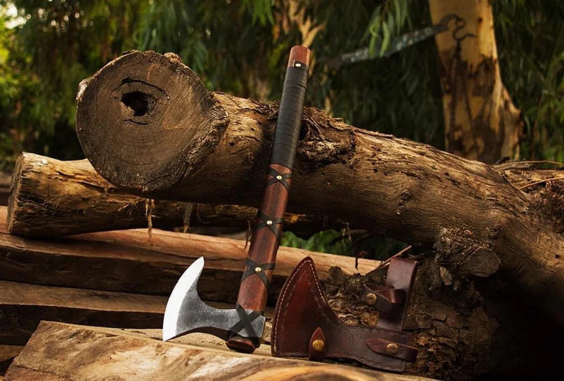 Viking Axe of Ragnar Lodbrok – Historical Replica | Leather Sheath | HS-1021