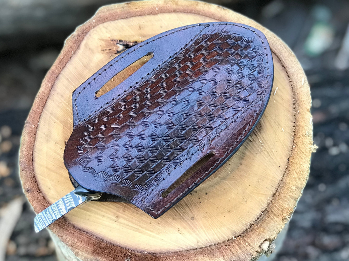 HS-1127 " Custom handmade Damascus steel shaving razor very high sharp gift for him gift for Dad