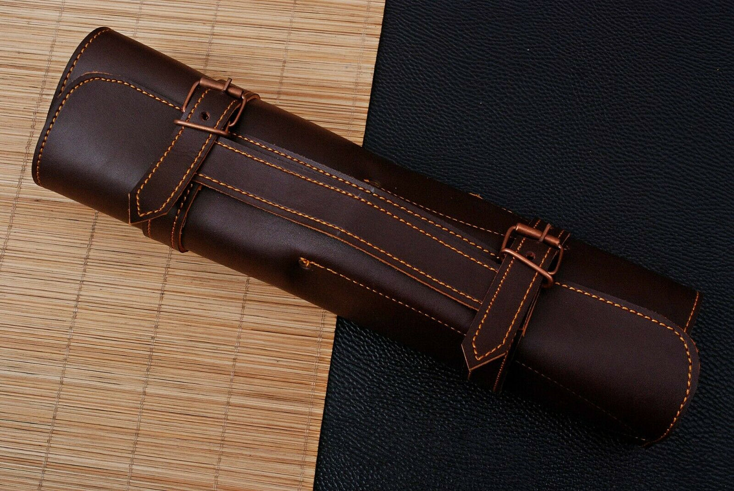 HS-191 Custom Handmade High Carbon Steel Chef-Kitchen Knife Set With Hard Wood Handle
