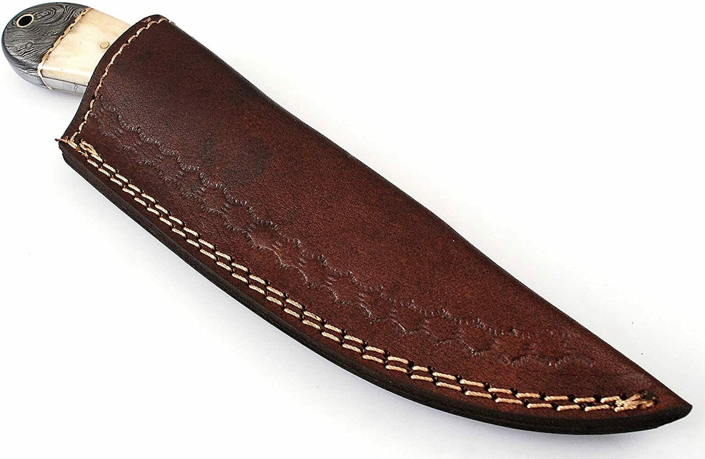 HS-393 '' Custom Handmade Damascus Hunting Knife - Best Damascus Steel Blade