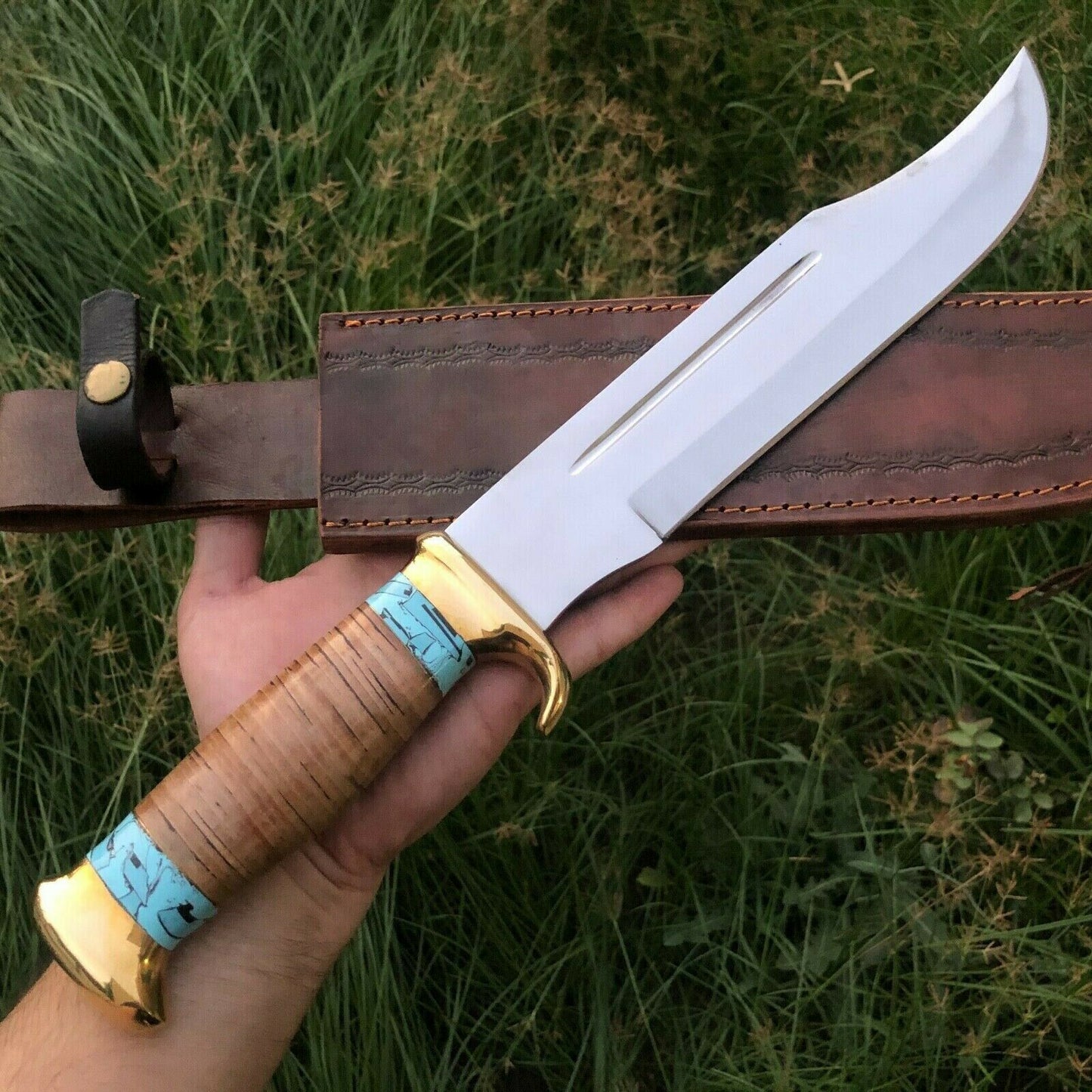 D2 Steel Crocodile Dundee Bowie Knife 18" – Resin Handle | HS-356
