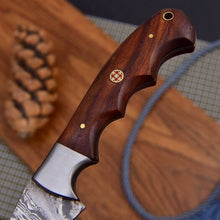Load image into Gallery viewer, HS-1044 Damascus steel Chef Fishing Kitchen meat BBQ Vegetable fillet Camping knife Best Quality knife