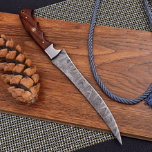 Load image into Gallery viewer, HS-1044 Damascus steel Chef Fishing Kitchen meat BBQ Vegetable fillet Camping knife Best Quality knife