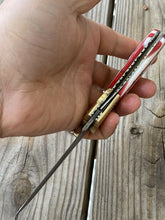 Load image into Gallery viewer, Custom Handmade Full Damascus Folding-Pocket Knife With Flag Handle