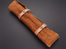 Load image into Gallery viewer, HS-234 Custom Handmade Damascus KItchen-Chef Knives Set Lot Of Four Pecs With Wood Handle