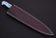 Load image into Gallery viewer, HS-458 Custom Handmade Damascus Kitchen/Chef Knife - Camel Bone Handle - Best Price