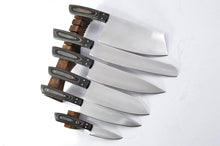Load image into Gallery viewer, HS-118 '' Chef set of 6 knives,J2 Steel chef knives /handmade knives / chef knives set / J2 chef knives / Kitchen chef set