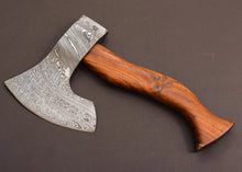 Load image into Gallery viewer, HS-1019 Customized Handmade Damascus Axe Outdoor Camping With Ash Wood Handle Gift For Boyfriend, Gift For Him, Groomsman Gift, Christmas Gift