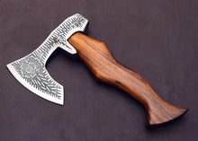 Load image into Gallery viewer, HS-1020 Customized Handmade Steel Axe Outdoor Camping With Ash Wood Handle Gift For Boyfriend, Gift For Him, Groomsman Gift, Christmas Gift