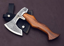 Load image into Gallery viewer, HS-1020 Customized Handmade Steel Axe Outdoor Camping With Ash Wood Handle Gift For Boyfriend, Gift For Him, Groomsman Gift, Christmas Gift