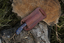 Load image into Gallery viewer, HS-980 Bull Cutter-Damascus steel EDC knife ,Best gift for him, Christmas gift, groomsmen gift, gift for her, Razor knife with Four different Scale