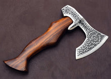 Load image into Gallery viewer, HS-1020 Customized Handmade Steel Axe Outdoor Camping With Ash Wood Handle Gift For Boyfriend, Gift For Him, Groomsman Gift, Christmas Gift