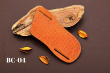 Load image into Gallery viewer, HS-976 CowBoy Bull Cutter Knife for Hunting, Damascus Steel Hunting Knife, Total 8.0 Inches Long, Fixed Blade knife With Sheath