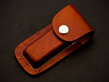 Load image into Gallery viewer, Damascus Folding Knife Back Lock Knife Resin Handle Knife HS-1107