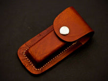 Load image into Gallery viewer, HS-1110 Custom Hand Forged Damascus Steel Back Lock Resin Handle Knife