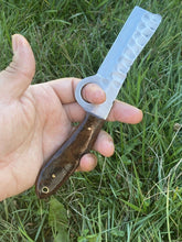 Load image into Gallery viewer, HS-1002 | Custom Handmade High Carbon Steel Bull Cutter Cow Boy Knife
