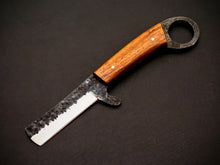 Load image into Gallery viewer, HS-961 '' Custom Hand Forged 7.5" Carbon Steel Full Tang Cowboy Bull Cutter Knife