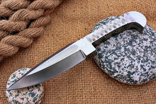 Load image into Gallery viewer, HS-472 Custom Handmade D2 Steel integral knife With Blade line and handle file work