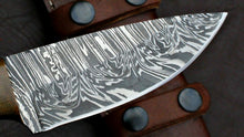 Load image into Gallery viewer, HS-575 CUSTOM HAND FORGED DAMASCUS STEEL HUNTING SKINNER KNIFE