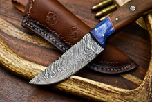 Load image into Gallery viewer, HS-622 Handmade Damascus Skinning Blade Camping Full Tang Knife