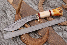 Load image into Gallery viewer, HS-873 Custom Handmade Damascus Steel 12 Inch Kukri Knife - Awesome Hard Wood Handle