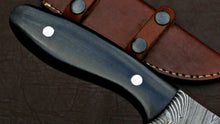 Load image into Gallery viewer, HS-574 CUSTOM HAND FORGED DAMASCUS STEEL HUNTING SKINNER KNIFE
