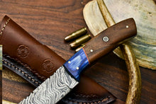 Load image into Gallery viewer, HS-622 Handmade Damascus Skinning Blade Camping Full Tang Knife