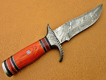 Load image into Gallery viewer, HS-467 Custom Handmade Damascus Steel Hunting knife With Micarta Handle Daily Carry