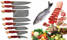 Load image into Gallery viewer, Ergonomic Handle Damascus Kitchen Knife Comfortable Grip Chef Knife