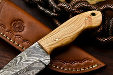 Load image into Gallery viewer, HS-611 Handmade Damascus Skinning Blade Camping Full Tang Knife