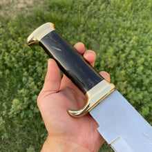 Load image into Gallery viewer, HS-382 '' 20'' Custom Hand Forged D2 Steel Crocodile Dundee Bowie Knife W/Sheath