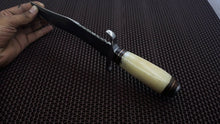 Load image into Gallery viewer, HS-466 Custom Handmade Damascus Steel Hunting Knife 12 inch Overall And Camel Bone Handle