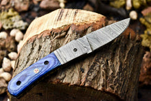 Load image into Gallery viewer, Custom Handmade Damascus Steel Pocket Folding Knife - Beautiful Hard Wood Handle