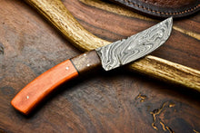 Load image into Gallery viewer, HS-621 Handmade Damascus Skinning Blade Camping Full Tang Knife