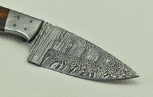 Load image into Gallery viewer, HS-586 8" Custom Handmade Damascus Steel Hunting Skinner knife With Rose Wood Handle