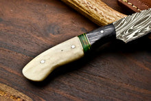 Load image into Gallery viewer, HS-613 Handmade Damascus Skinning Blade Camping Full Tang Knife