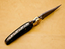 Load image into Gallery viewer, Damascus Folding Knife Custom knife Handmade Folding Knife