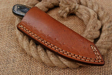 Load image into Gallery viewer, HS-747 6.0'' Custom Handmade High Carbon Mini Skinner Knife With Black Wood Handle