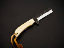 Load image into Gallery viewer, HS-960 '' Custom Hand Forged 6.5" Carbon Steel Full Tang Cowboy Bull Cutter Knife