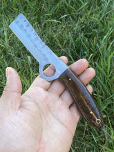 Load image into Gallery viewer, HS-1002 | Custom Handmade High Carbon Steel Bull Cutter Cow Boy Knife