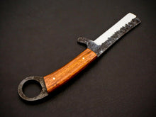 Load image into Gallery viewer, HS-961 '' Custom Hand Forged 7.5" Carbon Steel Full Tang Cowboy Bull Cutter Knife