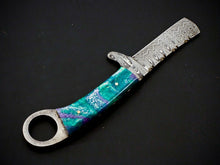 Load image into Gallery viewer, HS-962 '' Custom Hand Forged 7.5" Damascus Steel Full Tang Cowboy Bull Cutter Knife