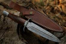 Load image into Gallery viewer, custom forged dagger knife full length