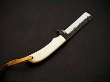 Load image into Gallery viewer, HS-960 '' Custom Hand Forged 6.5" Carbon Steel Full Tang Cowboy Bull Cutter Knife