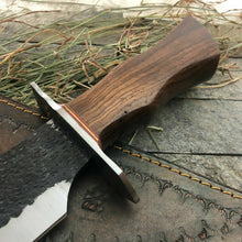 Load image into Gallery viewer, Wood Handle Bowie Knife