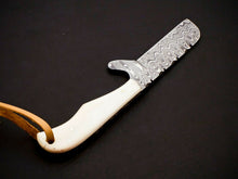Load image into Gallery viewer, HS-964 '' Custom Hand Forged 6.00" Damascus Steel Full Tang Cowboy Bull Cutter Knife