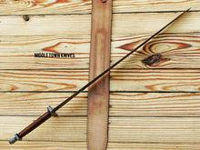 Load image into Gallery viewer, HS-1088 | Handmade Damascus Long Full Tang Viking Sword With Rose Wood Handle.