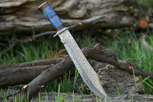 Load image into Gallery viewer, HS-321 Custom Hand Made Hunting Bowie Knife, Survival Knife, Camping Tool, Damascus